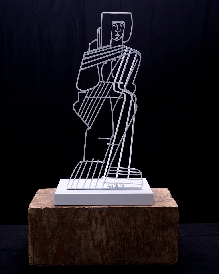 America Martin, Woman with Towel and Vase, 2019
Powder Coated Steel in White, 25.5" x 25" x 10"
Edition 1/5 white version
ACM  278
$6,000