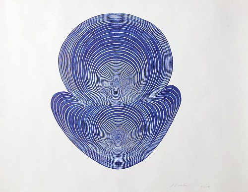Stewart Helm - Double Blue, 2019