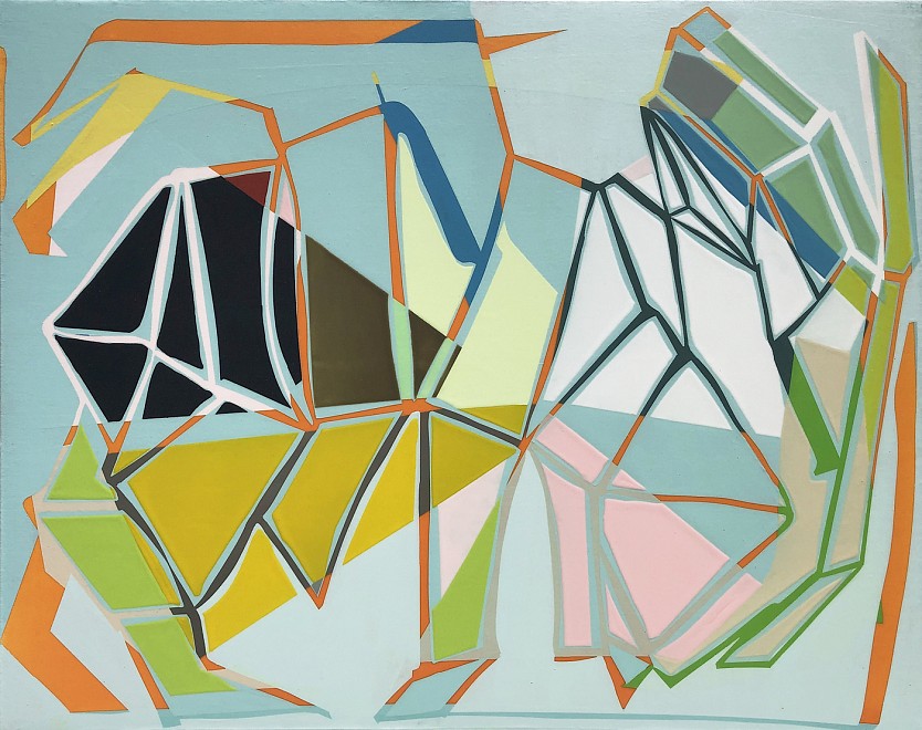 Organized Abstraction "” a Group Show featuring Seven Artists - Installation View