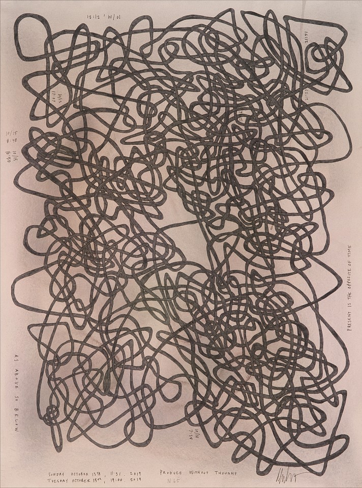 Martin Whist, 19:00, 2019
Ink and watercolor on paper, 30" x 22.5"
MWH 04
Price Upon Request