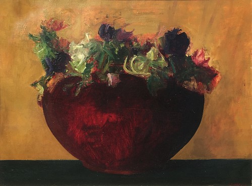 Haidee Becker Pot of Anemones, 1986