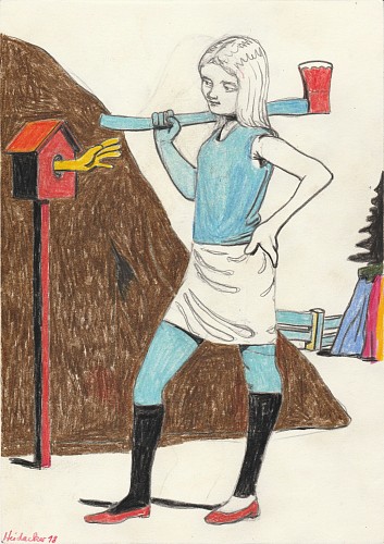 Woman with Axe, 2018
