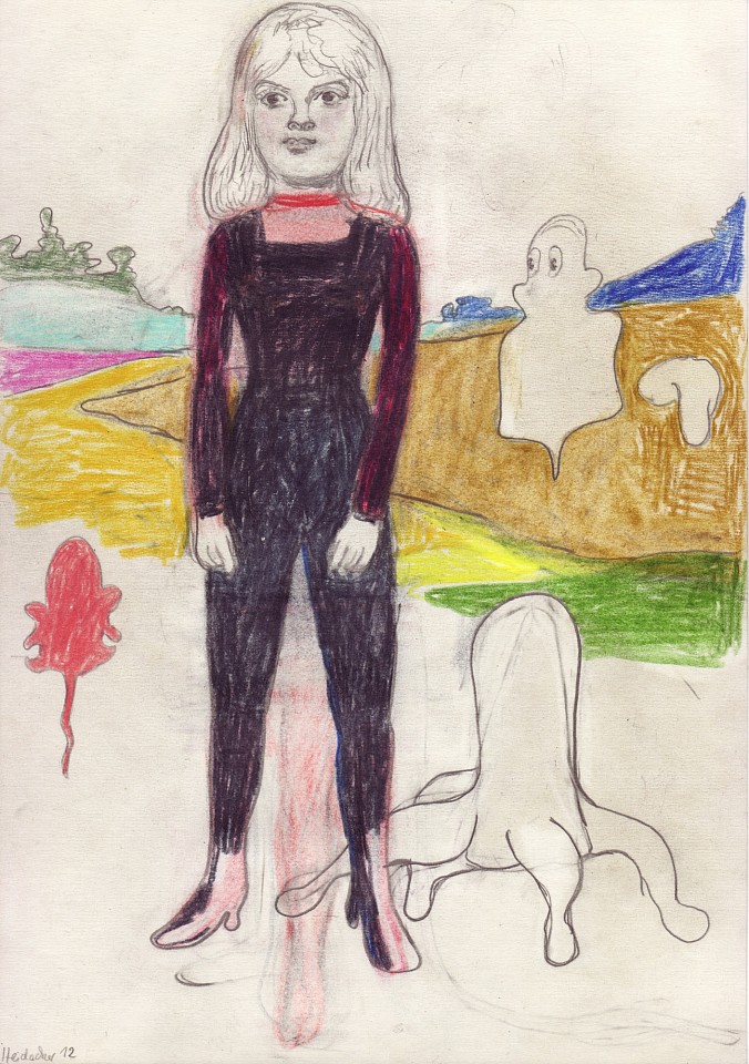 Stephanus Heidacker, Woman in Black Cat Suit, 2017
graphite & colored pencil on paper, 11.5" x 8.25",19.5" x 16" framed
figurative, contemporary, bright colors, earth colors, humorous
STEPH-363
Price Upon Request