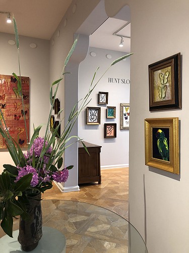 Hunt Slonem Solo Show - Installation View 