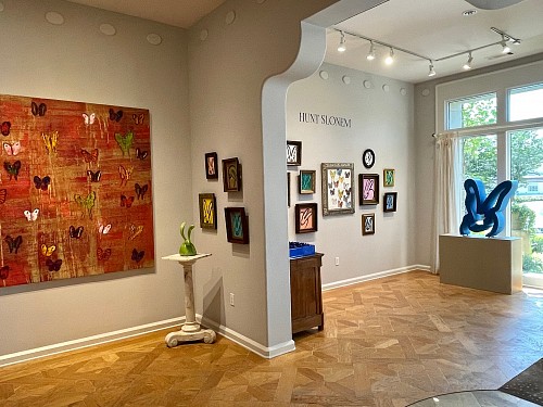Hunt Slonem Solo Show - Installation View 