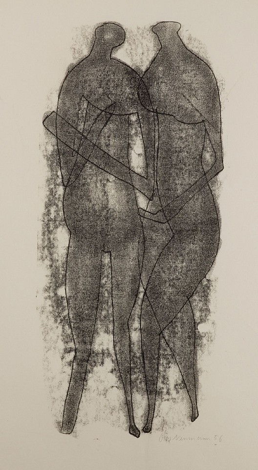 Otto Neumann 1895-1975, Two Abstract Figures/Black, 1956
monotype on paper/ black, 24.5" x 17.5" unframed
OT 053070
Price Upon Request
