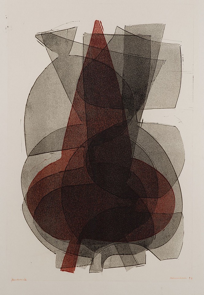 Otto Neumann 1895-1975, Abstract Composition, 1964
monotype on paper, 24.5" x 17.5" unframed
OT 073015
$7,500