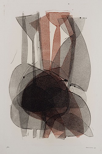 Otto Neumann 1895-1975 - Abstract Composition, 1964