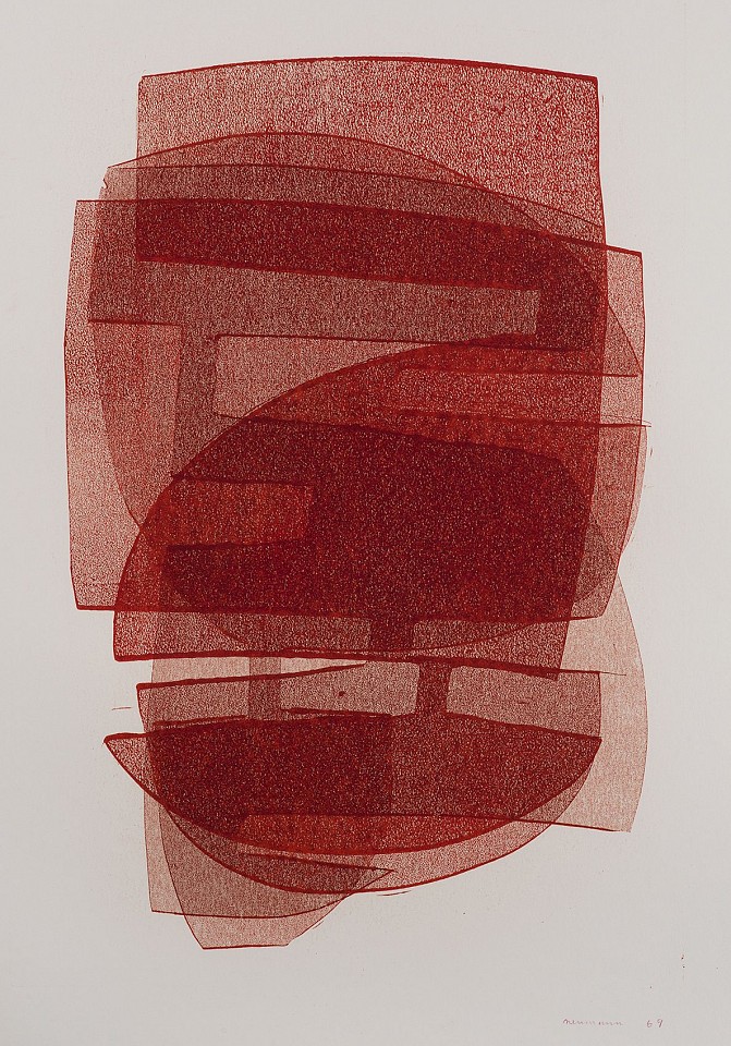 Otto Neumann 1895-1975, Abstract Composition/Orange, 1969
monotype on paper/orange, 24.5" x 17", 37" x 30" framed
OT 087009
Price Upon Request