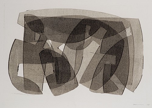 Exhibition: Otto Neumann (1895-1975), Work: Abstract Composition/ Black & Gray, 1969