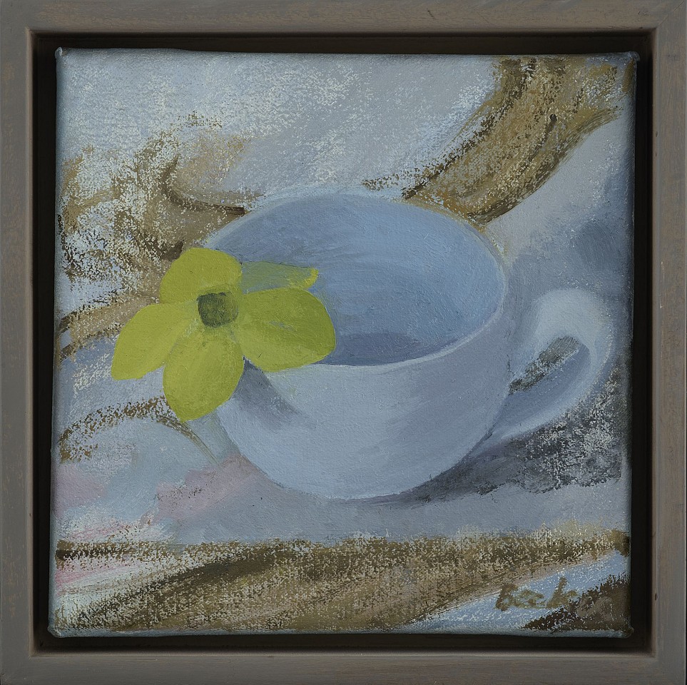 Haidee Becker, Nicotiana in Blue Cup, 2017
oil on canvas, 6" x 6", 8"x 8" framed 
HB 438
Sold