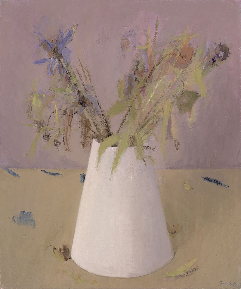 Haidee Becker, White Vase, 2007
oil on canvas, 24" x 20", 30" x 25" framed 
HB 444
Price Upon Request