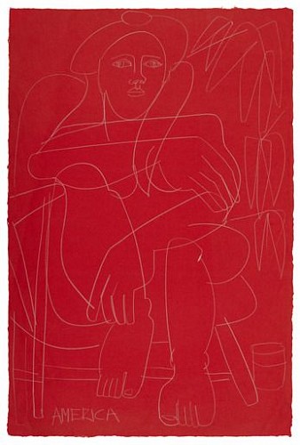 Woman in Red, 2018