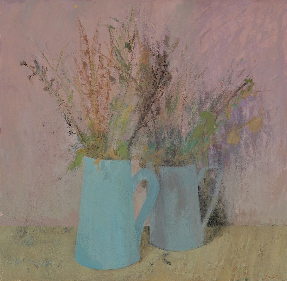Haidee Becker, Blue Jugs, 2007
oil on canvas, 26" x 26", 26.5" 26.5" framed 
HB 443
Price Upon Request