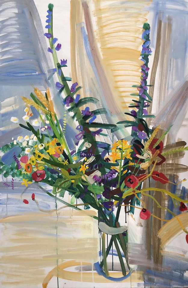 Olena Zvyagintseva, Field Flowers, 2020
mixed media/cold wax on linen, 59" x 39.5", 60.5" x 40.5" framed
OZ 580
$16,800