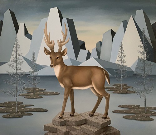 Exhibition: Peaceable Kingdom, Work: Charles Keiger The Buck, 2021