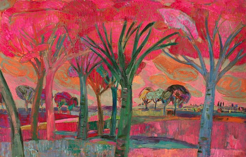 Pink Tree Study, 2000
