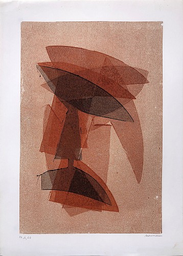 Work: Otto Neumann 1895-1975 Abstract Composition, 1966