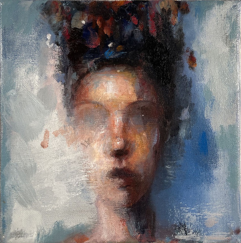 Calvin Jones, Untitled-Blue, 2022
oil on canvas, 8" x 8"
CJ 63
Sold