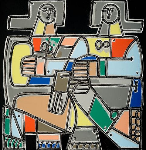 America Martin, Two Women Recline, 2022
Oil and acrylic on canvas, 48" x 48", 49" x 49" framed
ACM 454
Price Upon Request