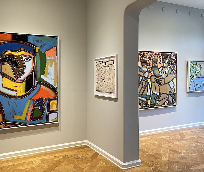 New Paintings by America Martin  - Installation View