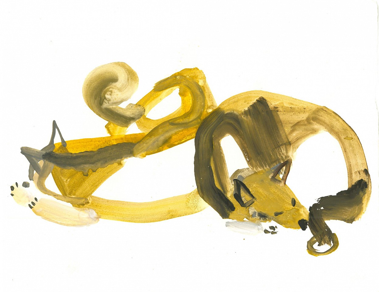 Olena Zvyagintseva, Aika and Baska, 2022
gouache on paper, 10"x 12.5", 20" x 23" framed
OZ 653
Price Upon Request