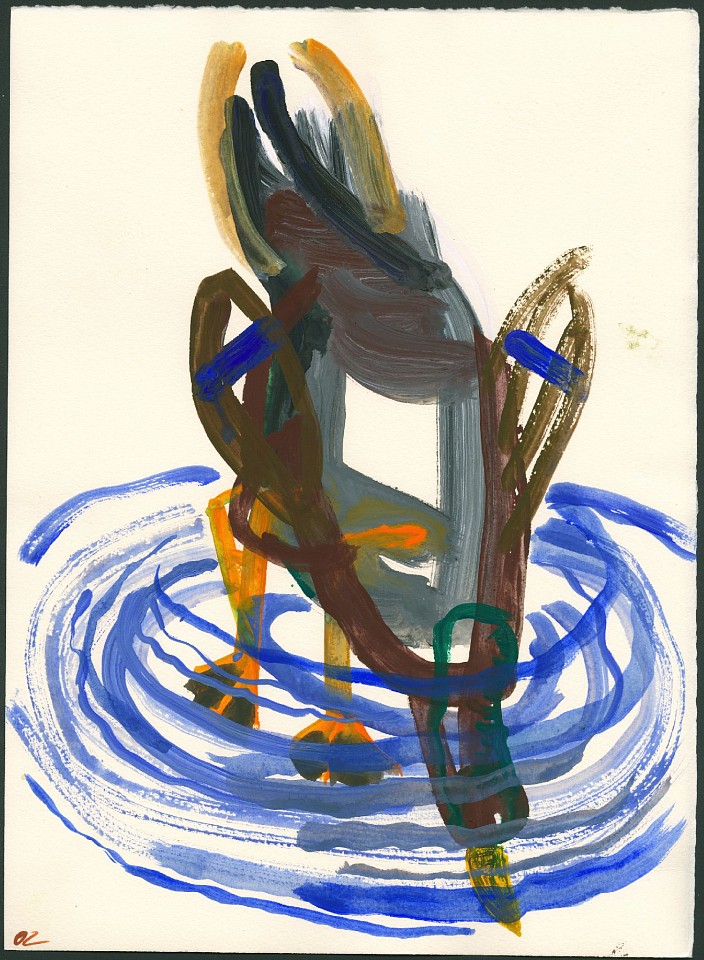 Olena Zvyagintseva, Duck-8, 2022
Gouache on handmade paper, 13.5""x 10""
OZ 687
Price Upon Request