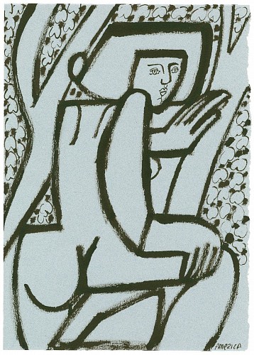 Work: America Martin Woman Sits in Tree with Breeze, 2016