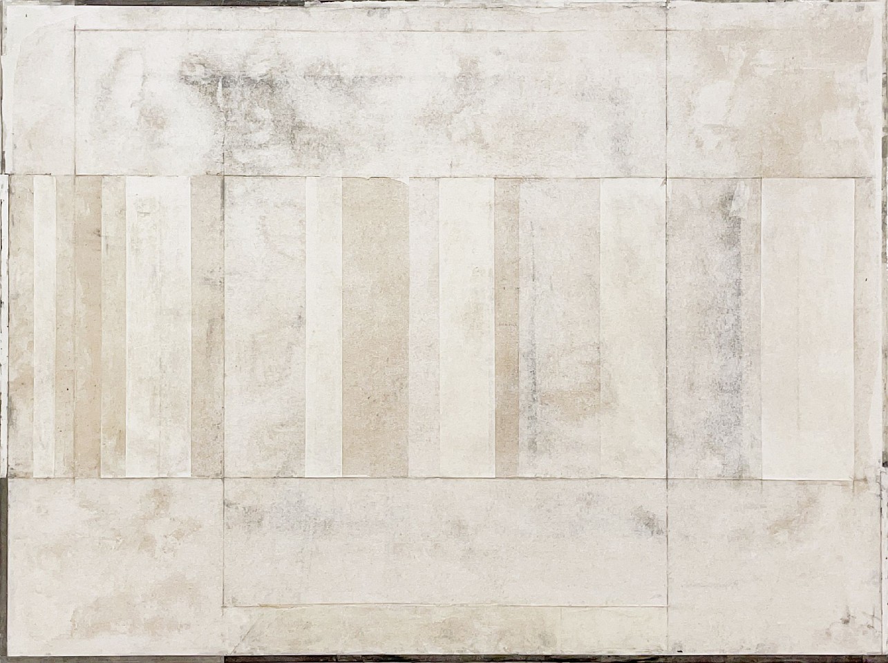Laura Duerwald, Codex #66, 2021
Acrylic, pigment, paper, cold wax on canvas over panel., 36" x 48" x 1.75"
LD 16
Sold