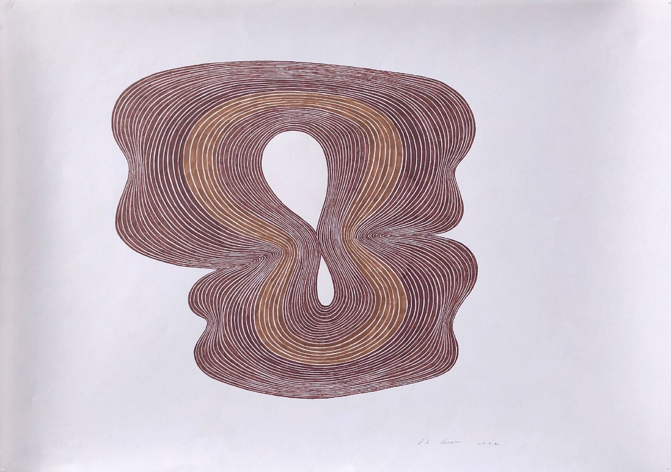 Stewart Helm, Inverse Brown, 2022
Brown ink on paper, 20.75"x15"
SH-640
Price Upon Request