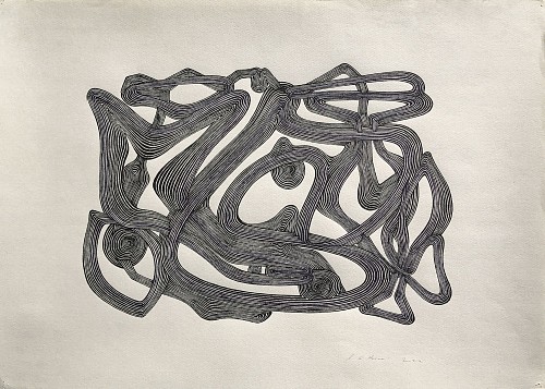 Stewart Helm - Black and White Conversation II, 2022
