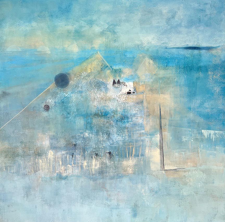 Helen DeRamus, Once in a Blue Moon, 2023
Oil,cold wax medium on cradled panel, 36"x 36"
HDR 65
Price Upon Request