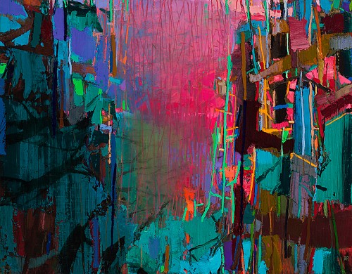 BRIAN RUTENBERG - Banners of the Coast - Installation View&nbsp;