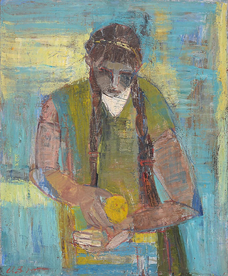 Olena Zvyagintseva, Sofia with Chicken, 2017
oil on linen, 29.5" x 24.5" , 32.5" x 27" framed
OZ 689
Sold