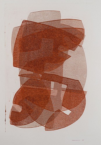 Otto Neumann 1895-1975 - Abstract Composition, 1969