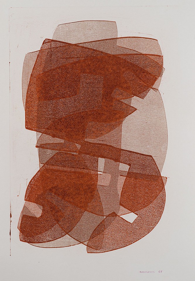 Otto Neumann 1895-1975, Abstract Composition, 1969
monotype on paper, 24.5"x 17.5"unframed
OT 088010
Price Upon Request