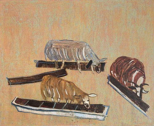 Olena Zvyagintseva - Near the Feeders, 2021