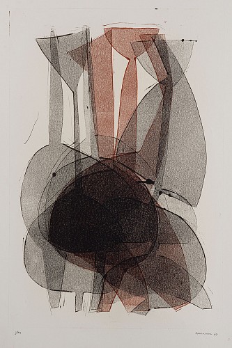 Work: Otto Neumann 1895-1975 Abstract Composition, 1964