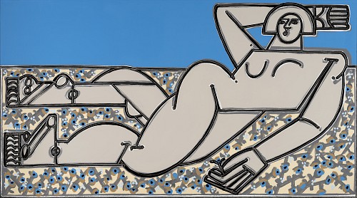 America Martin - On a Bed of Forget Me Knots, 2024
