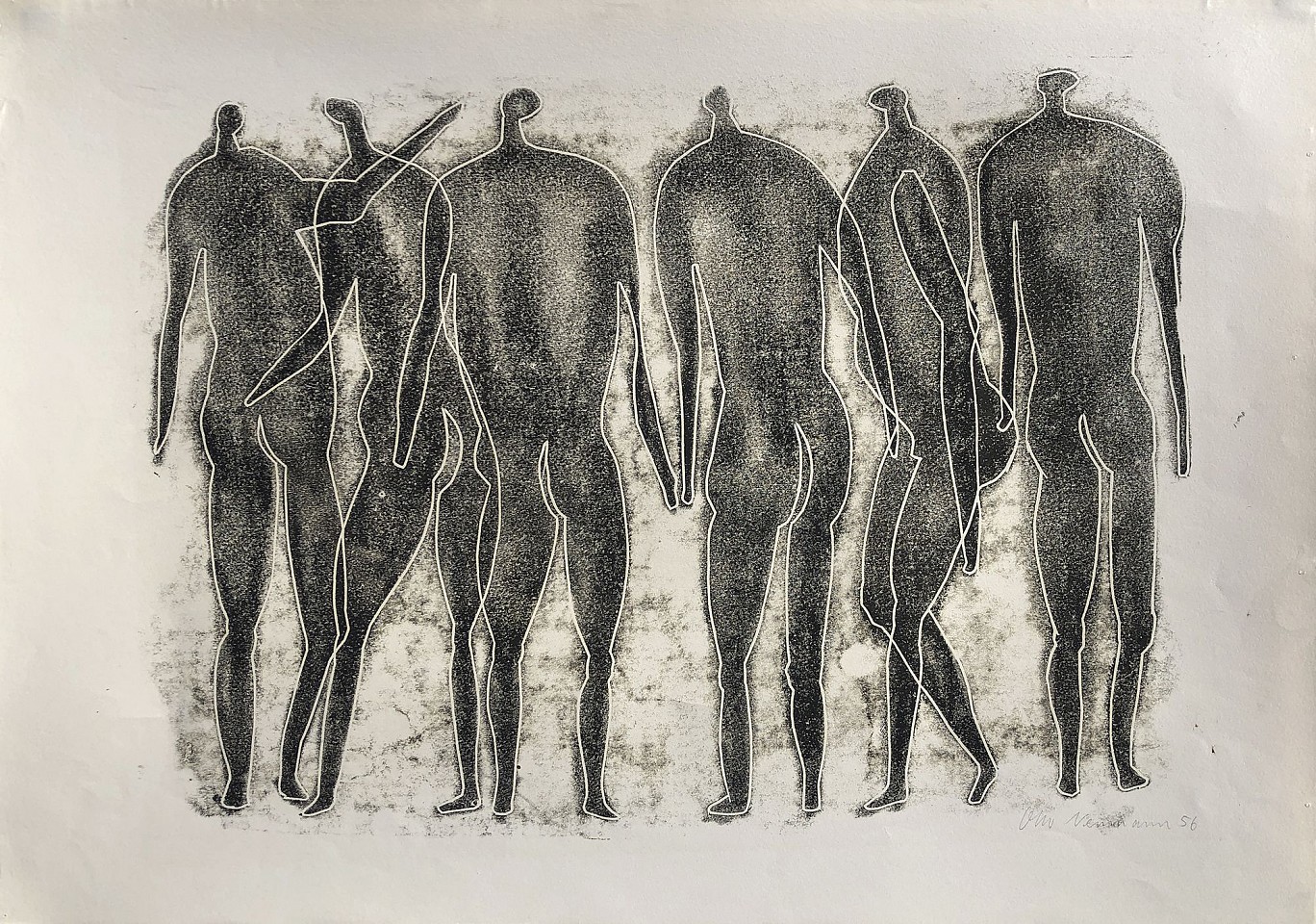Otto Neumann 1895-1975
monotype on paper, 15" x 21", 26.5" x 33" framed
'
OT 050049
Sold