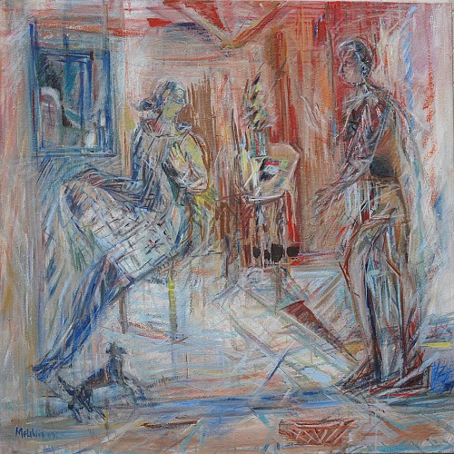 Isabelle Melchior - L'Atelier, The Studio with Dog, 2024