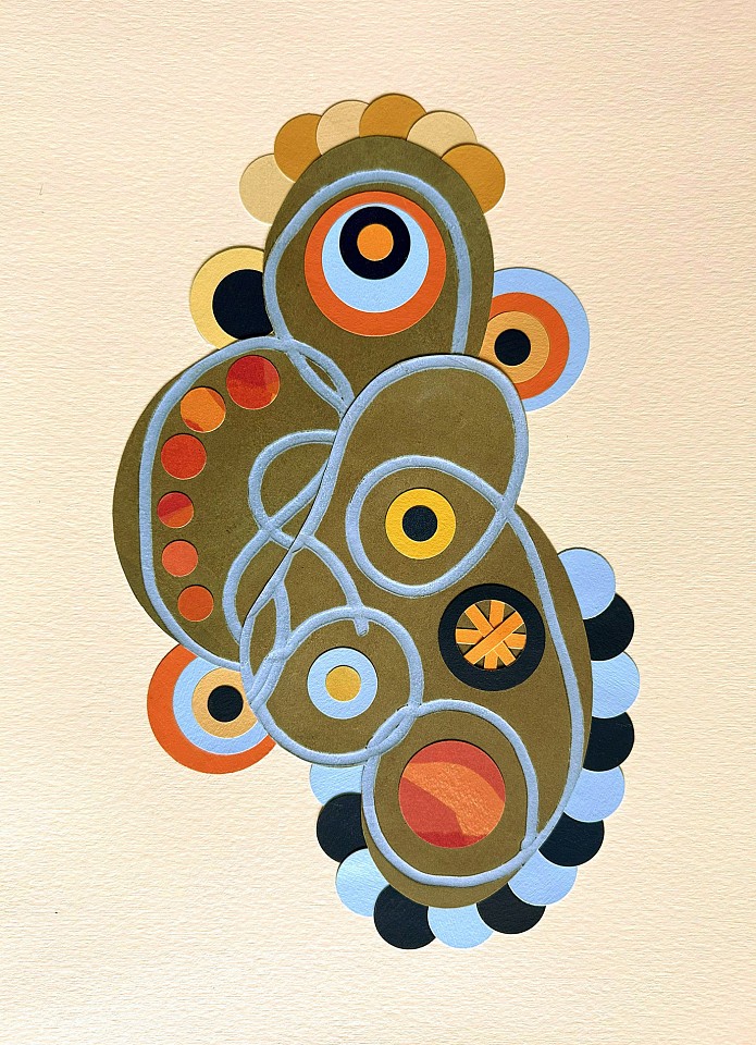 Shazia Fahim, Bud, 2023
12" x 16", 13" x 17" framed
monoprint abstract collage on paper
SFH 004
Price Upon Request