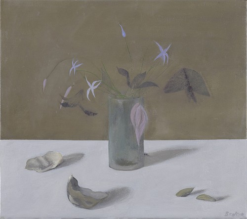 Work: Haidee Becker Flowers, Shell and Two Almonds, 2024
