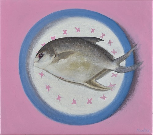 Work: Haidee Becker Pomfret-Pink and Blue, 2025
