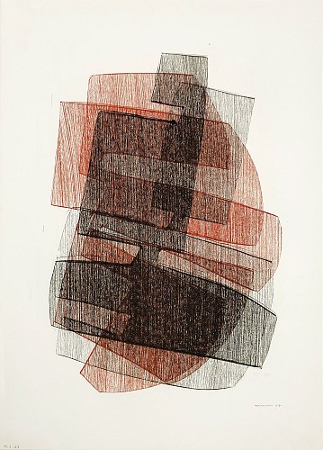Work: Otto Neumann 1895-1975 Abstract Composition, 1967