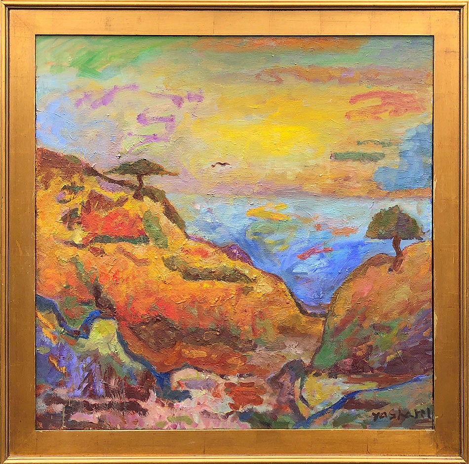 Yasharel Manzy, One November Moring, 2025
36"" x 36"" x 42"" x 42"" framed
oil on canvas
YM 546
Price Upon Request