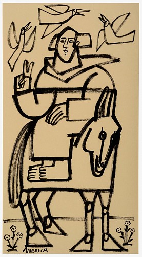Work: America Martin Peace Study I, 2024