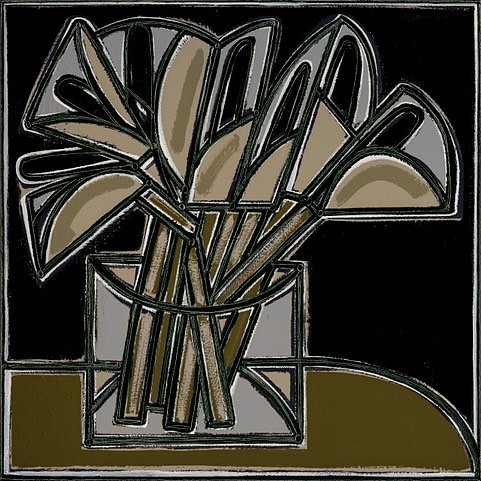 Work: America Martin Lilies At Night, 2025