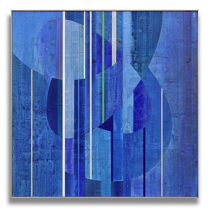Woody Patterson, Cyan 2, 2024
36" x 36" x 1.5" framed
Mixed media assemblage on panel
WP 91
Price Upon Request