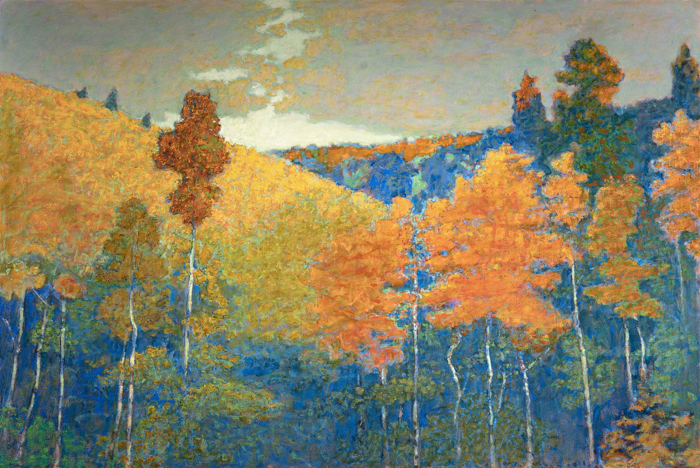 Richard Stevens, Aspen Blush, 2024
48" x 72", 50" x 74" x 2" framed
Oil on canvas
RS 051
Price Upon Request
